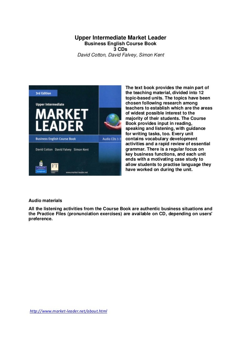Market Leader David Cotton Pdf